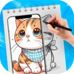 draw sketch android application logo